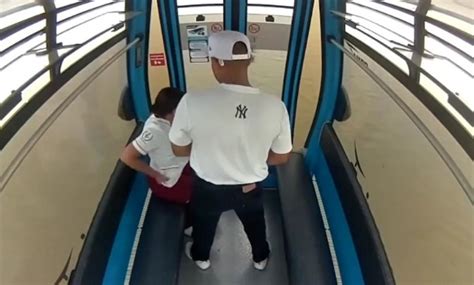 video de la aerovia hoy|Video sexual en la Aerovía: mujer sufre acoso, al hombre lo